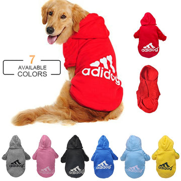 Soft Fleece Adidog Hoodie - Small & Large Dogs